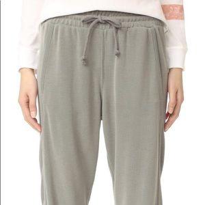 Free People Back Into It EUC olive joggers